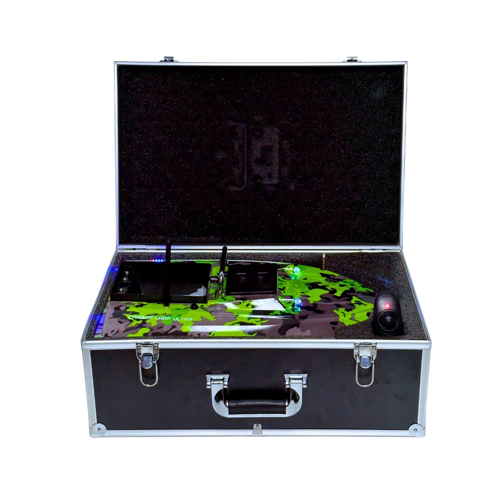 DANCRIS - Crazy Carp Ultra Etetőhajó - táskával - 15.600mAh aksi - Image 2