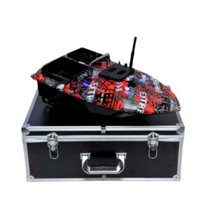 DANCRIS – Red Carp Ultra Etetőhajó - GPS Light - táskával - 15.600mAh aksi