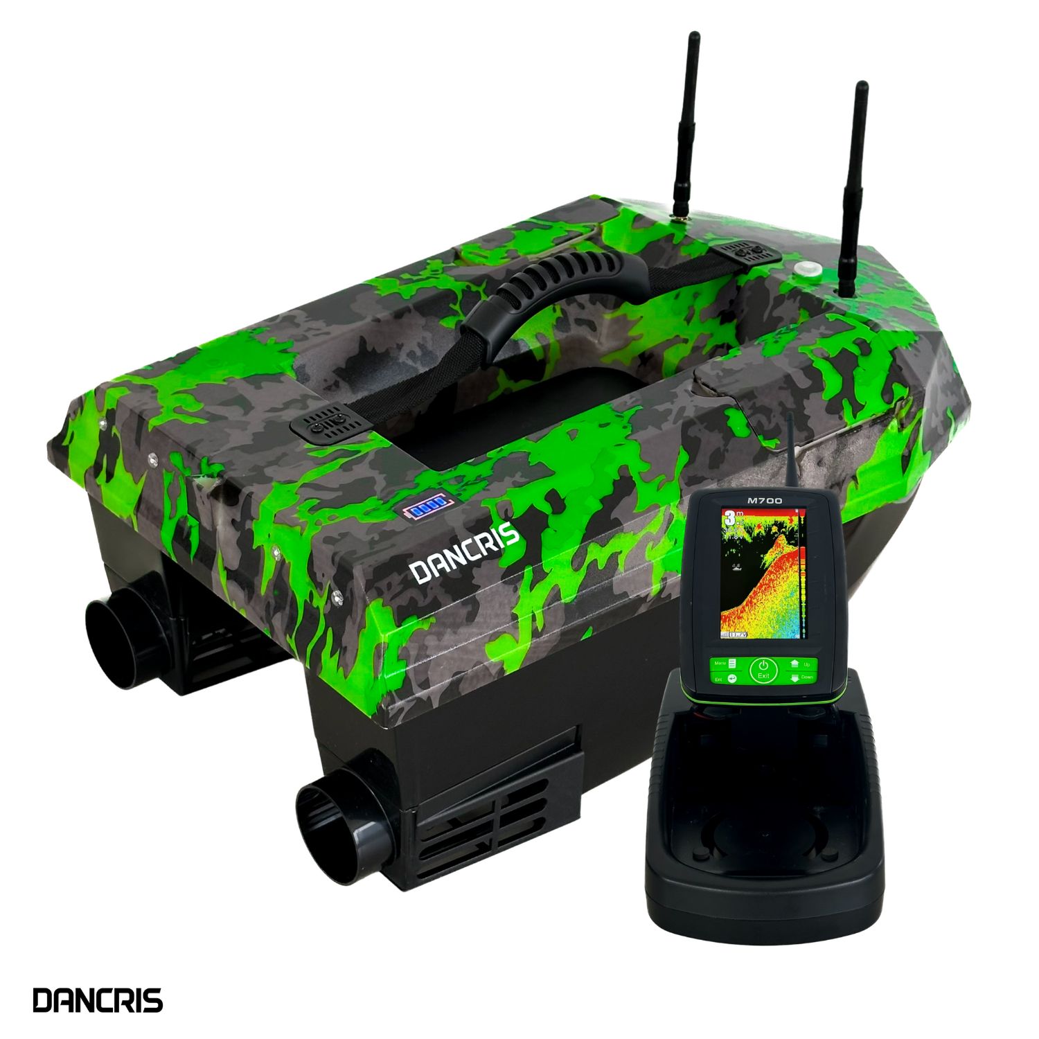 DANCRIS - Baitminator X3 GPS Etetőhajó Toslon halradarral - Image 6