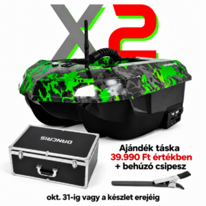 DANCRIS - Baitminator X2 GPS Etetőhajó + ajándék táska